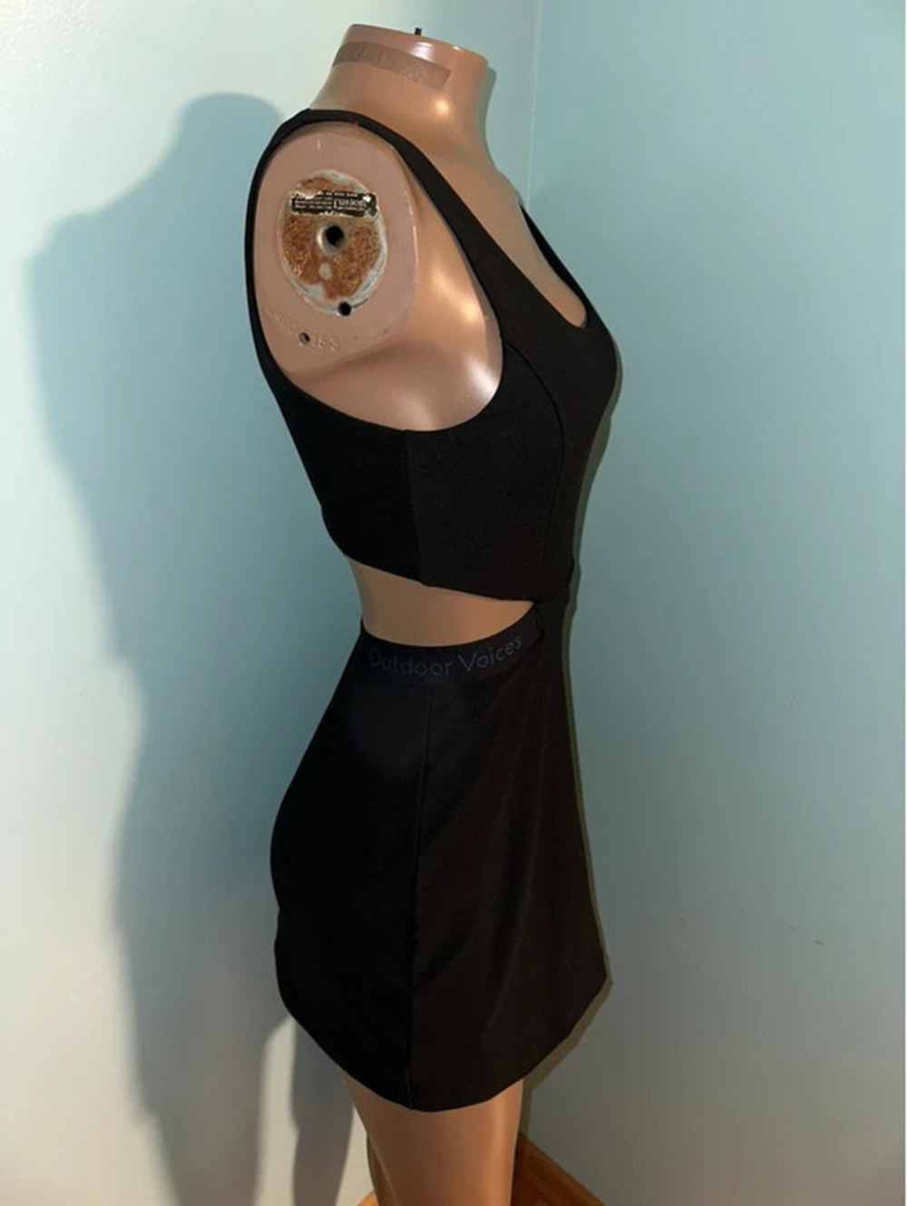 Outdoor Voices Court Activewear Pickleball Dress Black XS